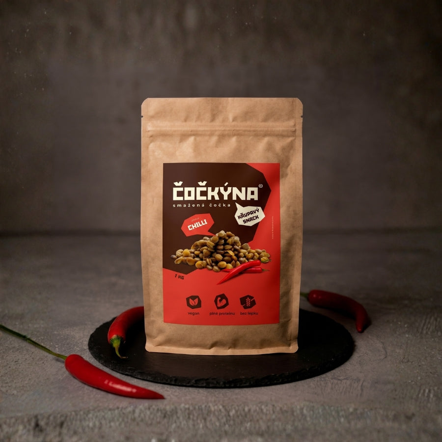 Křupavá Čočka - Chilli BIO - 1 kg