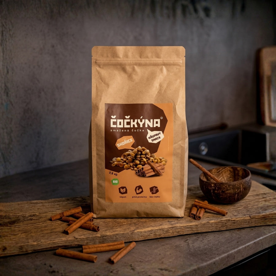 Křupavá Čočka - Skořice BIO - 2.5 kg